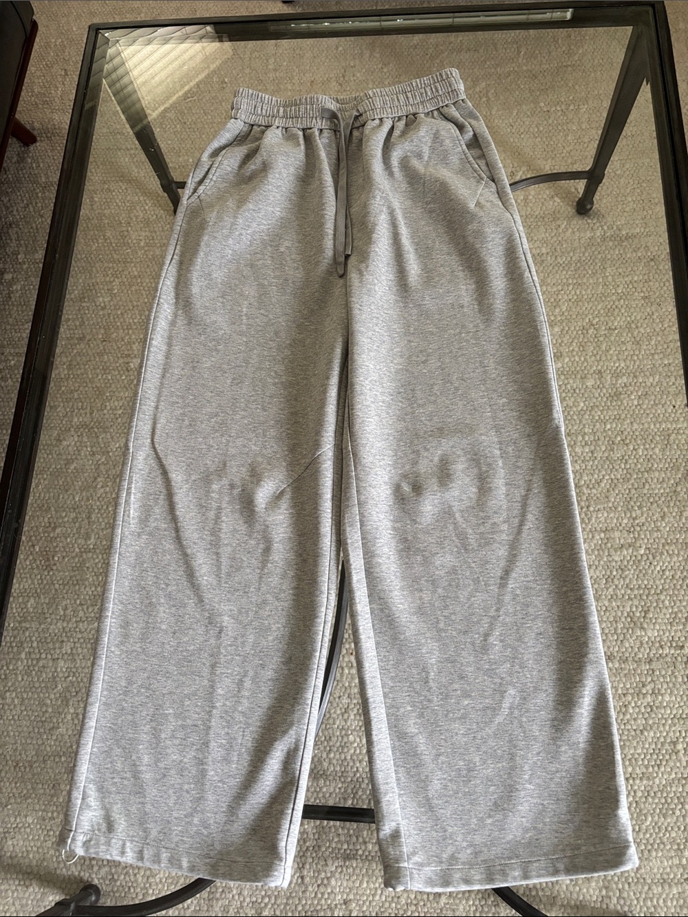 inflation® Light Gray Wide Elastic Waist Sweatpants